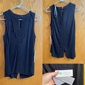 New with tags black tank top